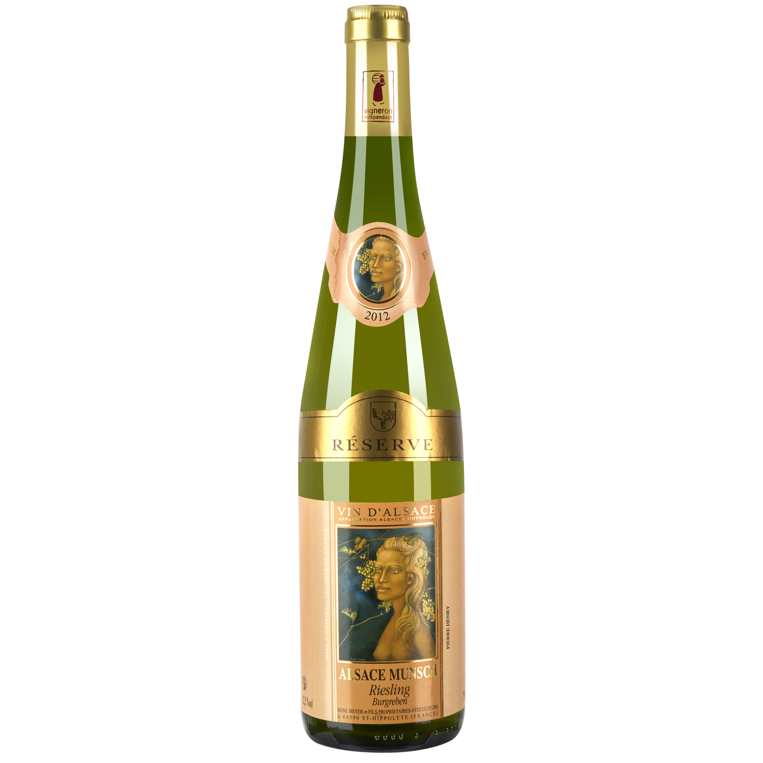 Alsace Riesling Burgreben Réserve 2012